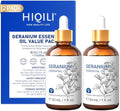 HIQILI Geranium Essential Oil 30ml 2-Piece Set