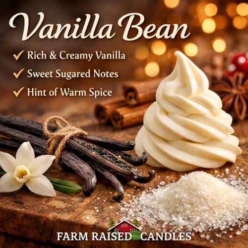 Vanilla Bean 2PK - USA Made Soy Wax Melts, 2 Pack, 6 oz