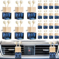 Zubebe 100 Pcs Car Diffuser Vent Clip Empty Diffuser Bottle, Gradient Black