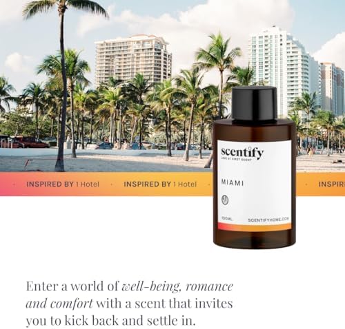 Scentify Miami Aroma Oil Refill for Diffusers, 100ml / 3.38 fl oz