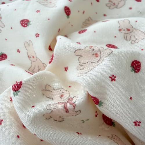 Cotton Bunny Duvet Cover King Size 3 Pcs,Ruffled Bedding 104"×90"