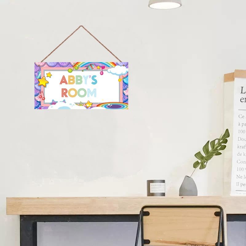 Personalized Cute Star Could Sign For Little Man Cave Cartoon Raibow Wall Hanging Plaque Sign Girls Room Décor For Nursery Baby Bedroom Home Art Décor For Kids Room Boys Room