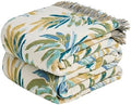 Boho Throw Blanket - Reversible 60"x80" 100% Cotton Throws for Adult