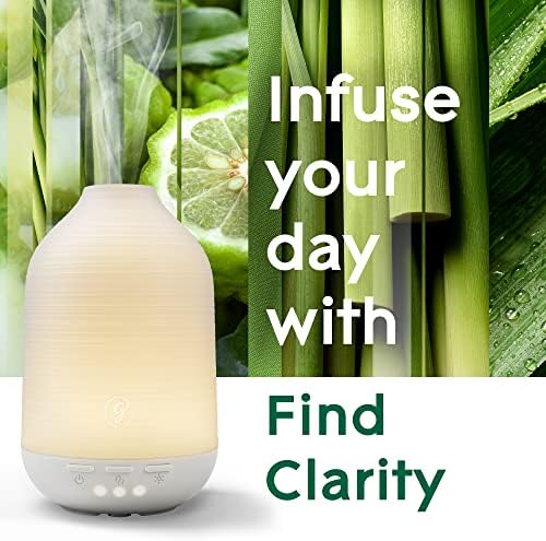 Glade Aromatherapy Diffuser & Essential Oil, Air Freshener for Home, Find Clarity Scent with Notes of Bergamot & Lemongrass, 0.56 Fl Oz
