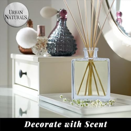 Urban Naturals Reed Diffuser Set, Lemon Verbena - Bathroom Shelf Décor