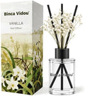 Reed Diffuser, Binca Vidou Vanilla Scent Oil Diffusers Set for Home 3.38oz