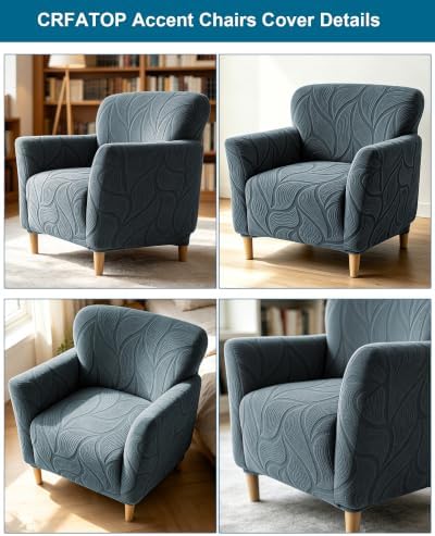 CRFATOP Accent Chair Cover, Stretch Armchair Slipcover for Living Room,A37