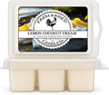 Lemon Coconut Cream - USA Made Soy Wax Melts, 2 Pack, 6 oz