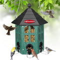 Kingsyard Hopper Bird Feeders for Outdoors Hanging, Squirrel-Proof