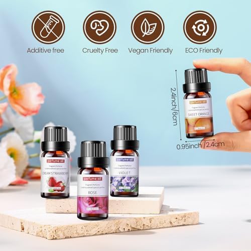 Nuanchu 36 Pcs Essential Oil Set Fragrance Oil for Diffuser Candle Making