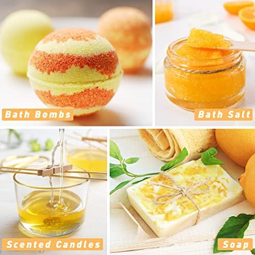 Summer Essential Oils, ESSLUX Premium Candle Fragrance Oil, Soap Making Scents, Essential Oils for Diffusers for Home, Ocean Breeze, Fresh Bellini, Rose Lychee, Tropical Fruits & More