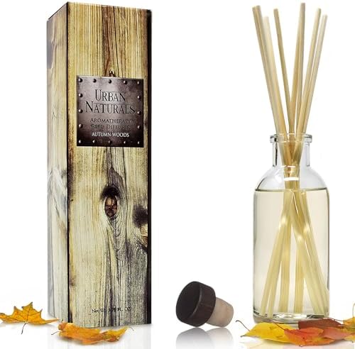 Urban Naturals Reed Diffuser Set, Autumn Woods - Bathroom Shelf Décor