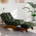 MAXYOYO Accent Chair with Ottoman, Lounge Chair with Adjustable Backrest