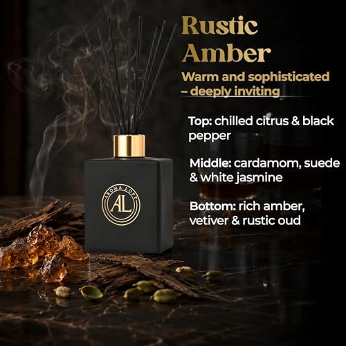 Reed Diffuser, Fragrance Diffuser for Home, Bathroom Diffuser Set, Oil Diffuser Reeds, Scent Sticks in Oil, Office Smell Good Stuff