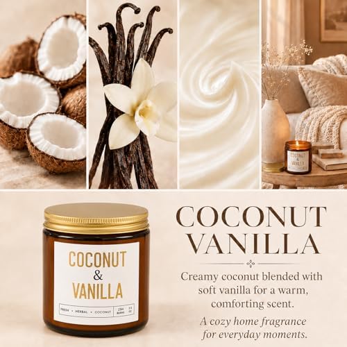 6-Pack Scented Candles for Home Scented - Candles Gift Set for Women