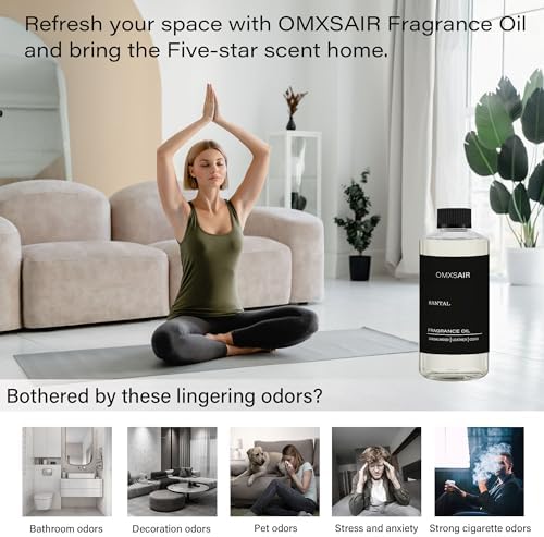 Santal-Inspired Diffuser Oil & Home Luxury Fragrance Scents - 500ml/16fl oz