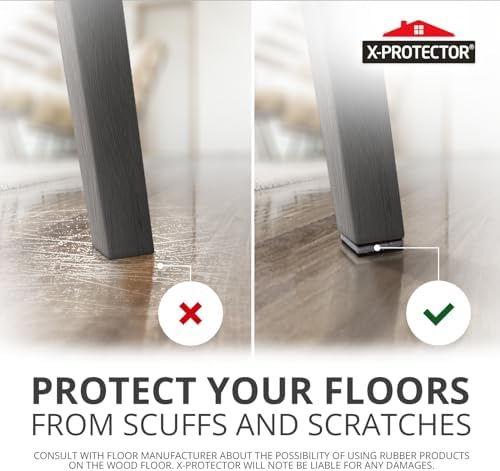 X-PROTECTOR Non Slip Furniture Pads – 4 PCS Premium Furniture Grippers 6"!
