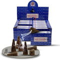 Nag Champa Backflow Incense Cones for Waterfall Aromatic Smoke Fountain Haze Falls and Mat Bundle - Pack of 12