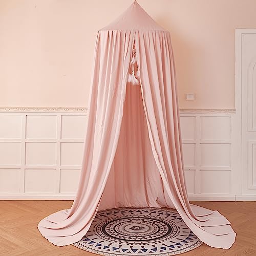 Princess Decor Canopy for Kids Bed, Soft and Durable Bed Canopy for Girls Room Tent Canopy Dreamy Mosquito Net Bedding, Children Reading Nook Canopies Indoor