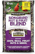 Pennington Songbird Nut & Fruit Blend Wild Bird Seed for Outside Feeders