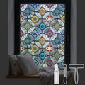 DKTIE Decorative Pattern Frosted Window Film Easy to Install 35.4" x 78.7"