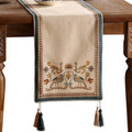 patdrea Designer Vintage French Table Runner,12"X118"