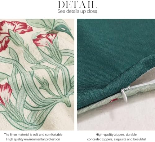 patdrea Designer French Vintage Throw Pillow Cover,18"x18"