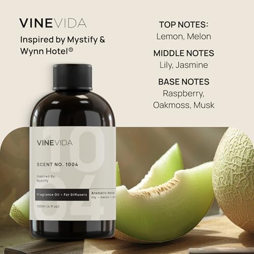 VINEVIDA (16oz) Hotel Fragrance Collection Diffuser Oil - Hotel Scents Diffusers for Home - Cold Air Diffuser Oil - Hotel Scent Essential Oil - Scent No.1004