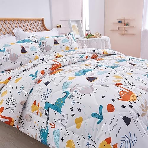JSD Dinosaur Kids Comforter Set Twin Size