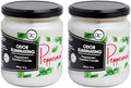 Peppermint Two Pack Odor Eliminating Highly Fragranced Candle - Eliminates 95% of Pet, Smoke, Food, and Other Smells Quickly - Up to 80 Hour Burn time - 12 Ounce Premium Soy Blend