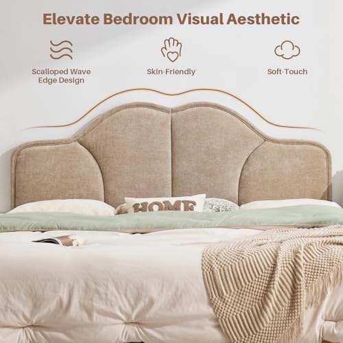 King Size Headboard Only Upgraded One-Piece Upholstered Headboards