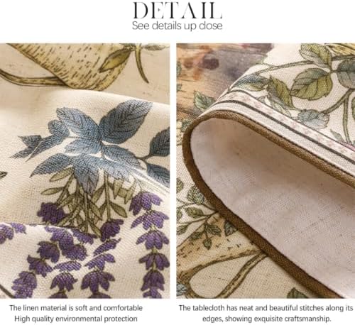 patdrea Designer Vintage French Floral Table Runner,12"X71"