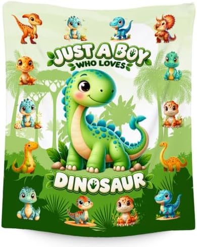 Dinosaur Blanket for Boys, Kids Dinosaur Gifts for Toddlers