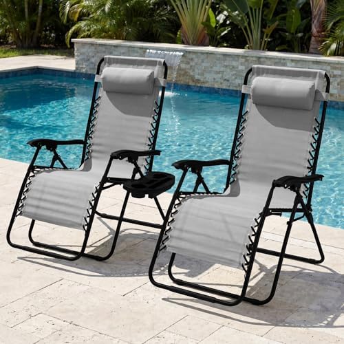 Best Choice Products Set of 2 Extra Wide Zero Gravity Chair Recliner