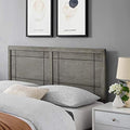 Modway MOD-6221-GRY Archie Full Wood Headboard, Gray