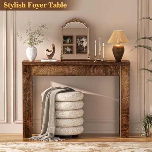 Armocity Small Console Table for Entryway, 32" Farmhouse Narrow Sofa Table