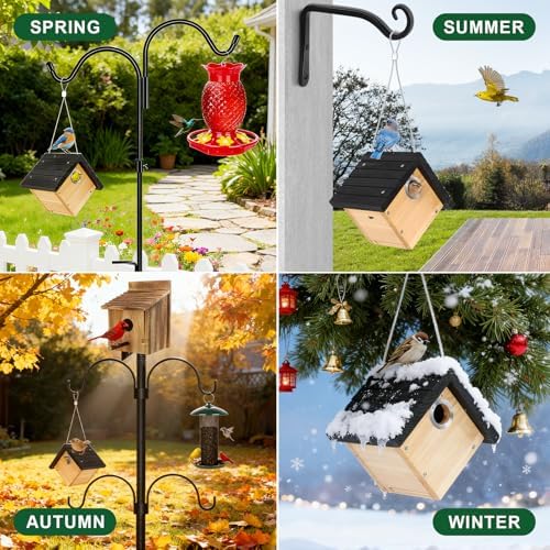 Gtongoko Hanging Wren Bird Houses for Outside with 1-1/8" Entrance 1 Pack