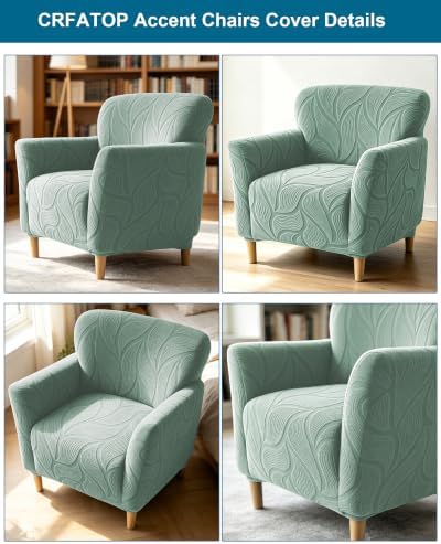 CRFATOP Accent Chair Cover, Stretch Armchair Slipcover for Living Room,A39