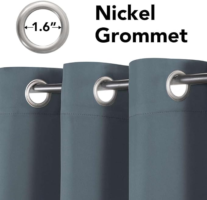 H.VERSAILTEX Elegant Grommet Blackout Thermal Insualted Solid Curtains/Drapes - Image 4
