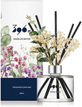 396 st. Preserved Baby's Breath Flower Reed Diffuser, White Musk, 200ml(6.7oz) / Reed Diffuser Sets, Home Fragrance, Scented Oils, Home & Bathroom Décor