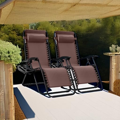 Best Choice Products Zero Gravity Chair Recliner, Brown
