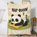 Cute Panda Throw Blanket for Couch Home Decoration,Sleeping Animal Cozy Fluffy Blanket,Decorative Flannel Fleece Fall Throw for Sofa Living Room Travel,Camping,Naps,Reading40 X 50 Inch