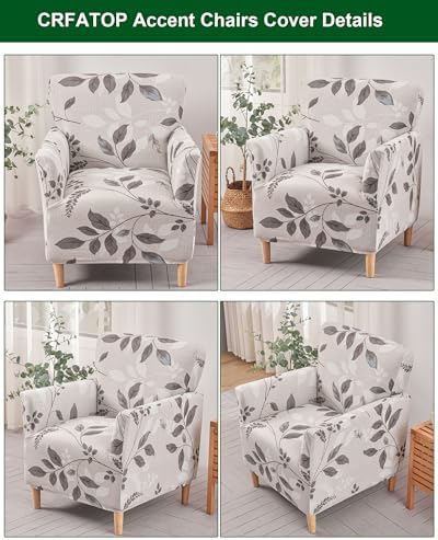 CRFATOP Accent Chair Cover, Stretch Armchair Slipcover for Living Room,19