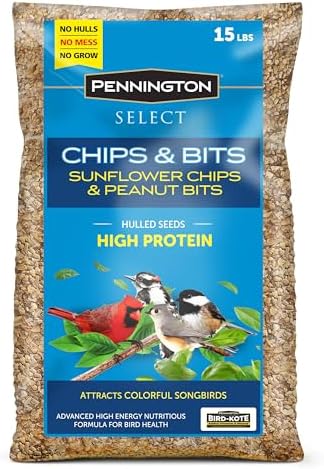 Pennington Select Chips & Bits Wild Bird Seed for Outside Feeders 15-lb Bag