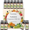 PHATOIL Coconut & Vanilla Fragrance Oils Set, 10 Pcs Aromatherapy Oils Set, for Diffusers, Home Care, DIY Soap Candle Making Scents, Fragrance, Aromatherapy, Humidifiers, for Friend (10ml)