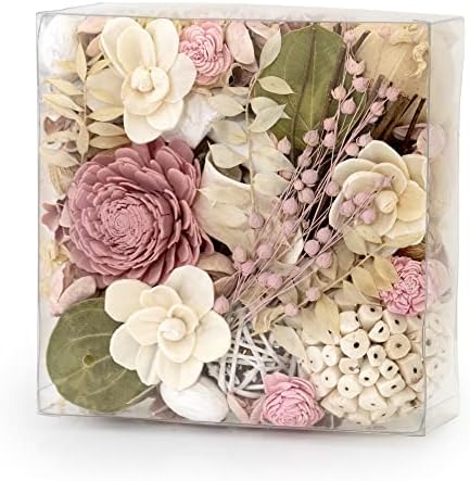 ANDALUCA Maison Box Fragrance Potpourri Decorative Vase & Bowl Filler Home Décor (Pink Jasmine)