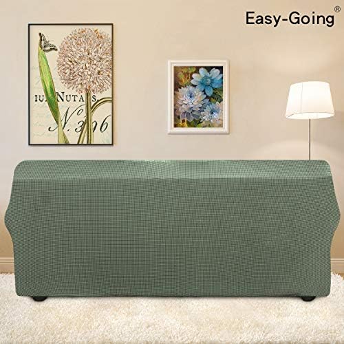 Easy-Going Stretch Couch Covers for Sofa Washable Large Greyish Green