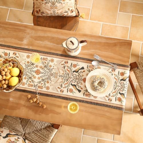 bilin gaier Designer French Vintage Small Table Runner,63"x12"
