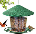 Hanizi Bird Feeder Outdoor Hanging for Wild Bird Seed, Green