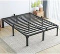 14 Inch King Metal Bed Frame with 4 pcs Mattress Stopper